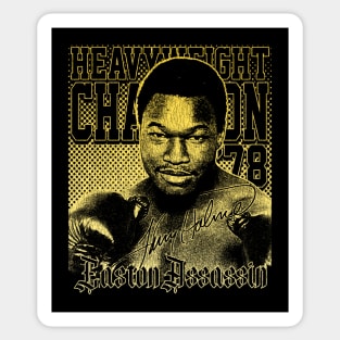 Larry Holmes Distressed Gradient 2 Sticker